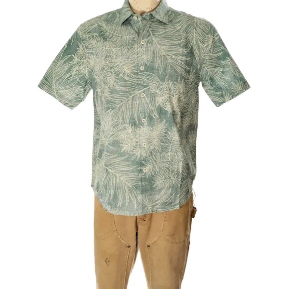Tommy Bahama Palm Leaves Button Down Shirt NWT $110 - Picture 1 of 5